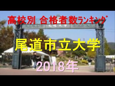栄養学科 尾道市立大学 高校別合格者数ランキング 2018年【グラフでわかる】