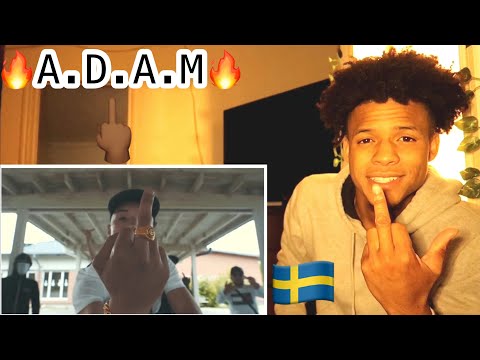 🇸🇪NEW SWEDEN RAPPER ADAM - A.D.A.M Official reaction🔥 #sweden