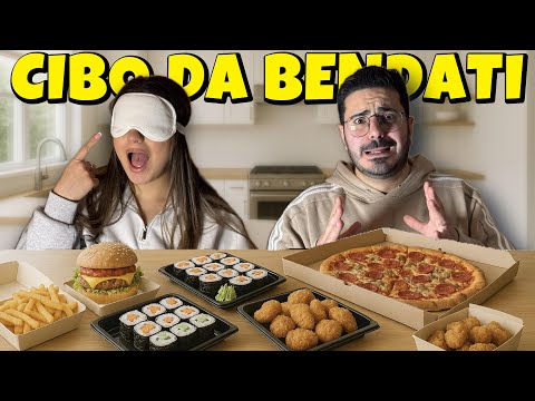 ORDINIAMO CIBO DA BENDATI 😱 cosa sarà successo?