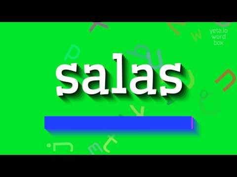 SALAS - How to pronounce it?