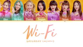 SATURDAY(세러데이) - 와이파이 (WiFi) NEW! ver. (Color Coded Lyrics Eng/Rom/Han/가사)