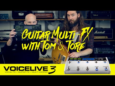 Guitar Multi-FX: VoiceLive 3 & VL3X - TC Electronic Pedals, Amp Modeling, and Phrase Looping