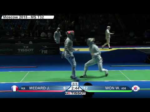 Moscow Worlds SMS 2015 - L32 - Medard FRA v Won KOR