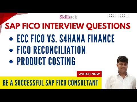 SAP FICO Interview Questions- Real-Time | Scenario Based | SAP FICO Consultant Interview