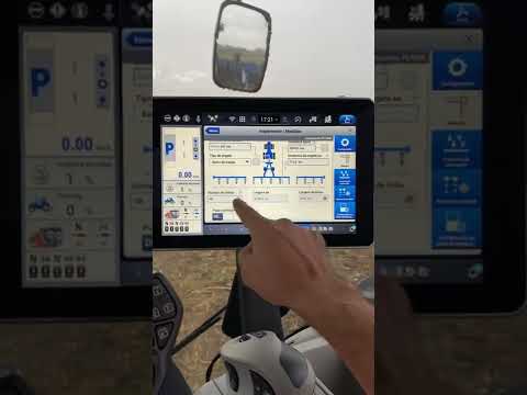 Configuração tela IntelliView 12 para plantadeira PL7000 new holland T8 e T9 inteligence