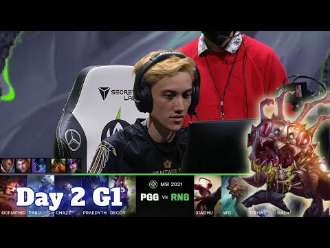 PGG vs RNG - Day 2 LoL MSI 2021 Group C | Pentanet.GG vs Royal Never Give Up full game