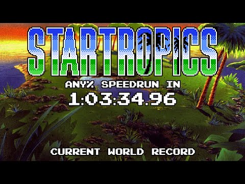 StarTropics Any% in 1:03:34.96 - CURRENT WORLD RECORD (Nov 17, 2020)