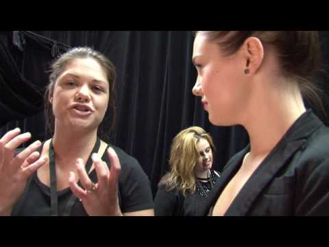 RAFW: Backstage at Kirrily Johnston