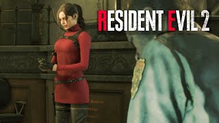 Resident Evil 2 Claire in RE4R Ada's Outfit Mod