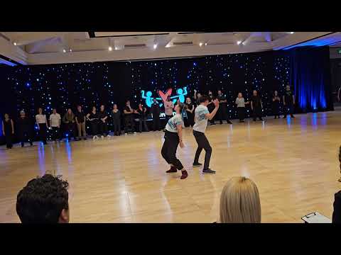 Adv Strictly Swing Finals Spotlight 1st Place Jeff Huynh and Jess Davidson - Monterey Swingfest 2024