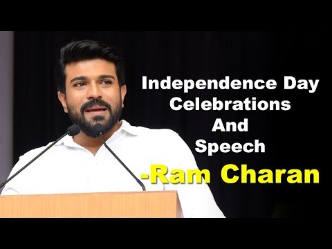 Ram Charan Flag Hosting at Chirec International School