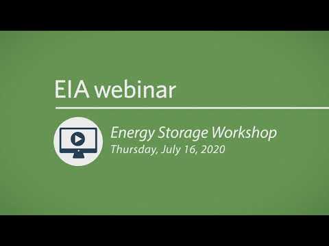 EIA's Energy Storage Webinar