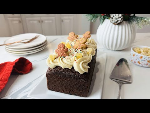 Spiced Gingerbread Loaf With Brown Butter Cream Cheese Frosting Recipe
