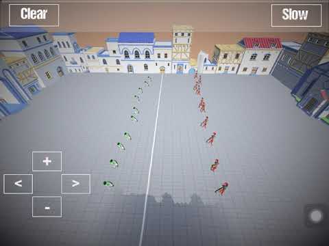 Ragdoll battle simulator archer man vs balloon man