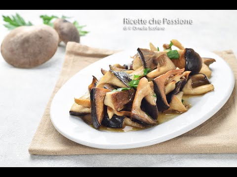 Funghi cardoncelli trifolati - ricetta veloce in padella - Ricette che Passione