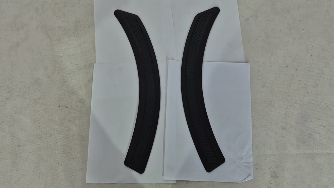 Универсальные вентиляционные накладки на крылья Тип-B (имитация, 2 шт) Video 1