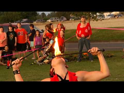 VestaFire Fire Circus Entertainers in Parksville BC on Shaw TV