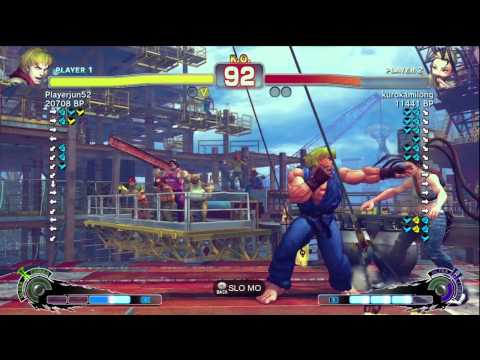 Playerjun52 [Ken] vs kurokamilong [Ibuki] SSF4 Japanese Online Ranked Matches - TRUE-HD