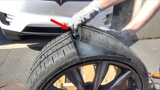 What&#39;s inside a Tesla Tire?