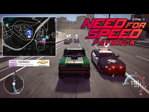 NEW Abandoned Car Location Chevrolet C10 Stepside Pickup NFS Payback 11 Sep 2018