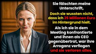 Sie dachten, sie können meine Unterschrift... Doch ich drehte das Spiel um!