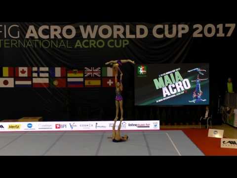 Maia Acro WorldCup 2017   759   PnA   4   WC   WG   BLR    Com Final   SANDOVICH, NABOKINA & IVONCHY
