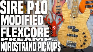 Video thumbnail for Sire P10 MODIFIED - Flexcore Preamp & Nordstrand NP5FA Pickups - LowEndLobster Builds by LowEndLobster