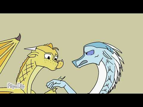 man hug - winter and qibli - wings of fire animatic