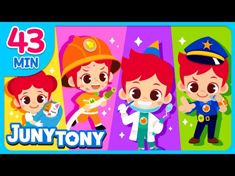 Trabalhos & Profissões | Compilação | Música Infantil | JunyTony em Português