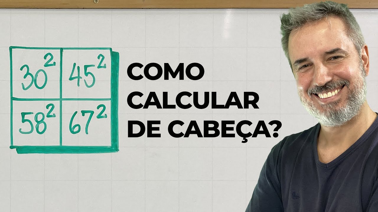 DE CABEÇA: como elevar ao quadrado números de 2 dígitos? 🤯