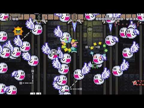 AUTO LEVEL 2 [don't move/B+🡑] by Lololuigi™ - Super Mario Maker 2 - No Commentary 1by