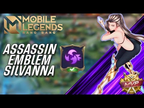 ASSASSIN EMBLEM SILVANNA IS SO OP!! UNTIL THIS HAPPEN!! SILVANNA GAMEPLAY | MOBILE LEGENDS BANG BANG
