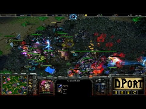 WarCraft 3: 2v2 Th000 + Yumiko (HU) vs WaN + EnTee (UD) - G3