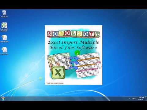 Excel Import Multiple Excel Files Software