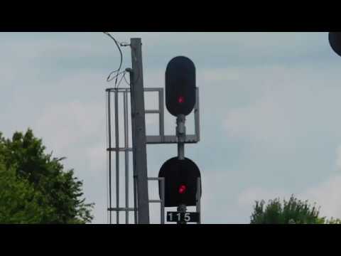 2 Trains in Flint, OH. 7-6-19