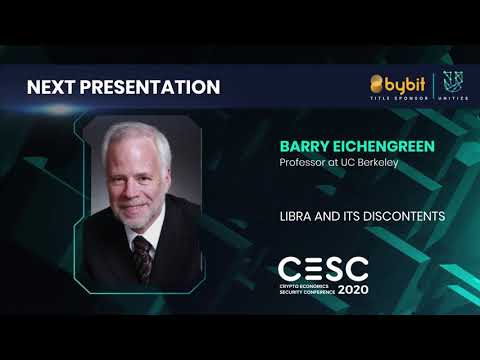 Thumbnail for Libra and its Discontents // CESC 2020 - Prof. Barry Eichengreen by Barry Eichengreen