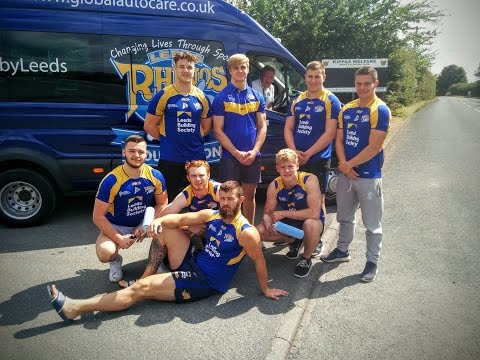 Leeds Rhinos Academy in the Community visit Kippax Welfare