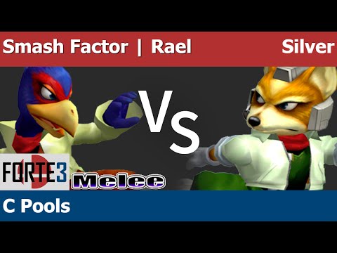 Forte 3 Melee - Smash Factor | Rael (Falco) vs Silver (Fox) - C Pools