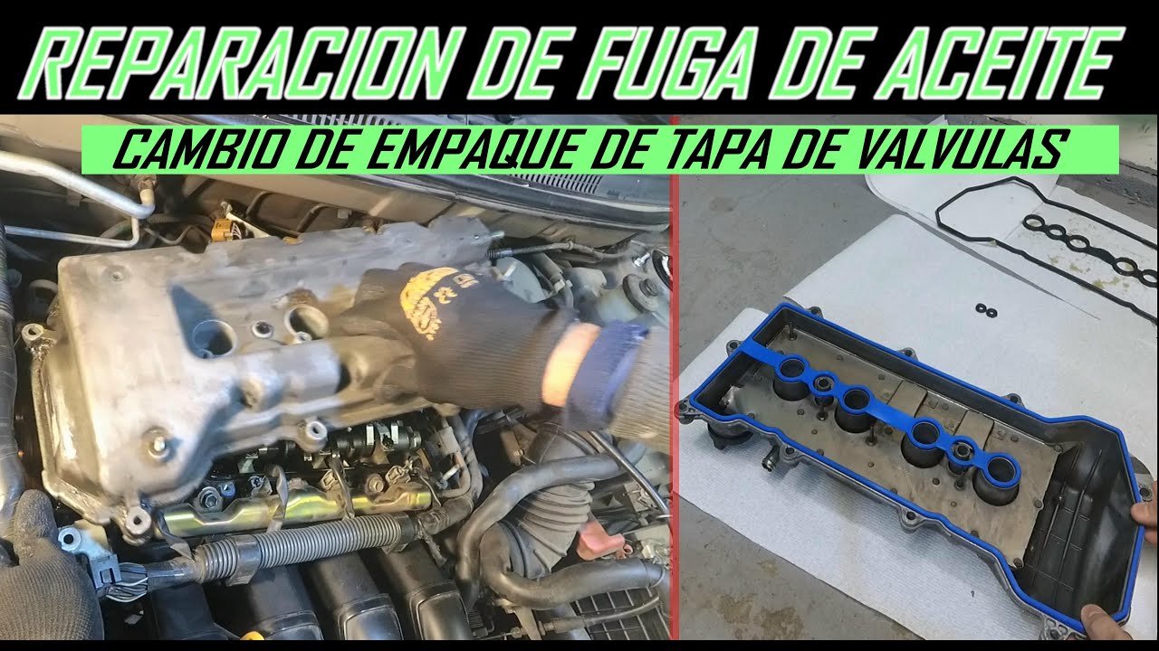 Cambio de Empaque O Junta de Tapa de valvulas de Motor toyota (Todos los detalles)