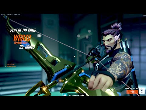 POTG! MEET BEST HANZO IN THE WORLD - WRAXU ! HANZO OVERWATCH 2 GAMEPLAY SEASON 1