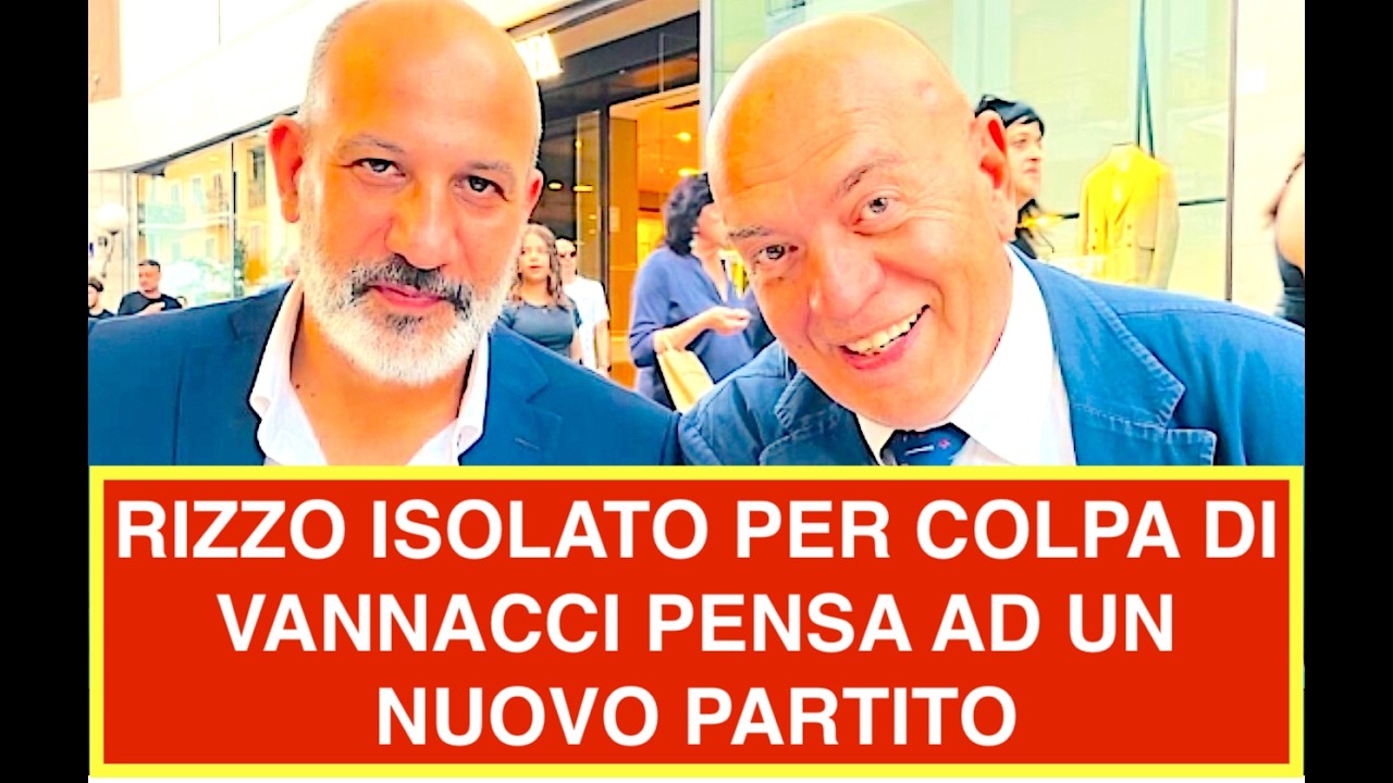 MARCO RIZZO ISOLATO PER COLPA DI VANNACCI PENSA AD UN NUOVO PARTITO
