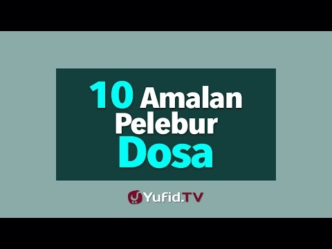 10 Amalan Pelebur Dosa - Poster Dakwah Yufid TV