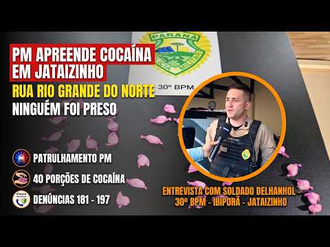 PM APREENDE DROGAS EM JATAIZINHO
