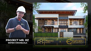 Progress Rumah Modern 3 Lantai Bapak RZ @ Tegal, Jawa Tengah