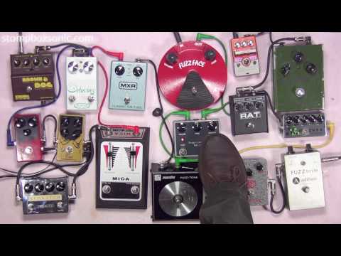 Andy & 16 fuzz pedals