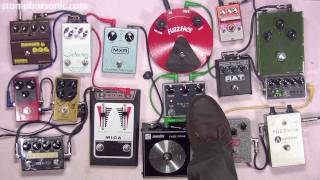 Andy & 16 fuzz pedals