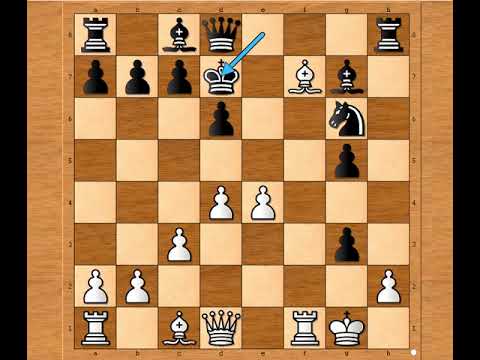 Nadigravanje ispred vezanih figura ☆ ALEKHINE vs MIKULKA # 2296