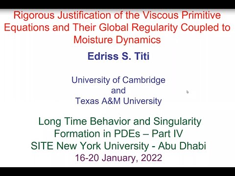 Edriss Titi, University of Cambridge