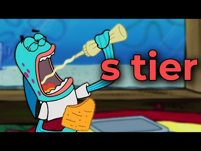 Ranking EVERY Food from SpongeBob SDDEFAULT Thumbnail