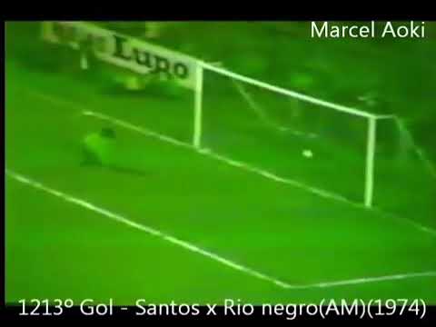 Santos 3 x 0 Rio Negro - 02/05/1974 - Pelé gol